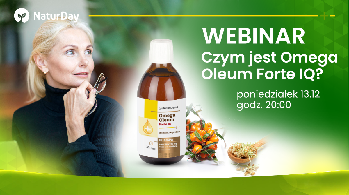 UWAGA webinar ! Czym jest Omega Oleum Forte IQ?