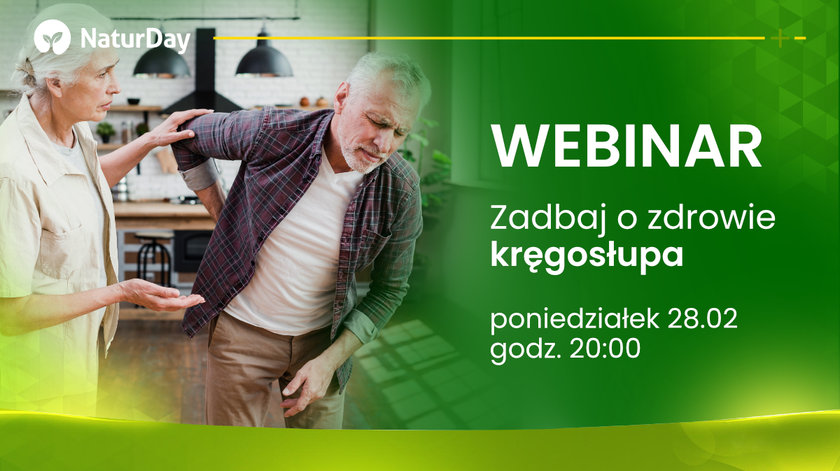 Uwaga webinar! Zadbaj o zdrowie kręgosłupa