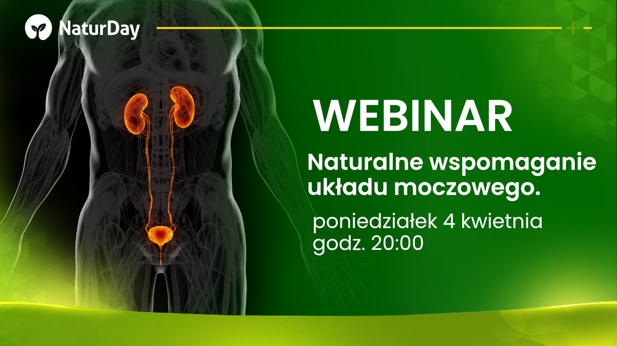 Uwaga webinar! Naturalne wspomaganie układu moczowego