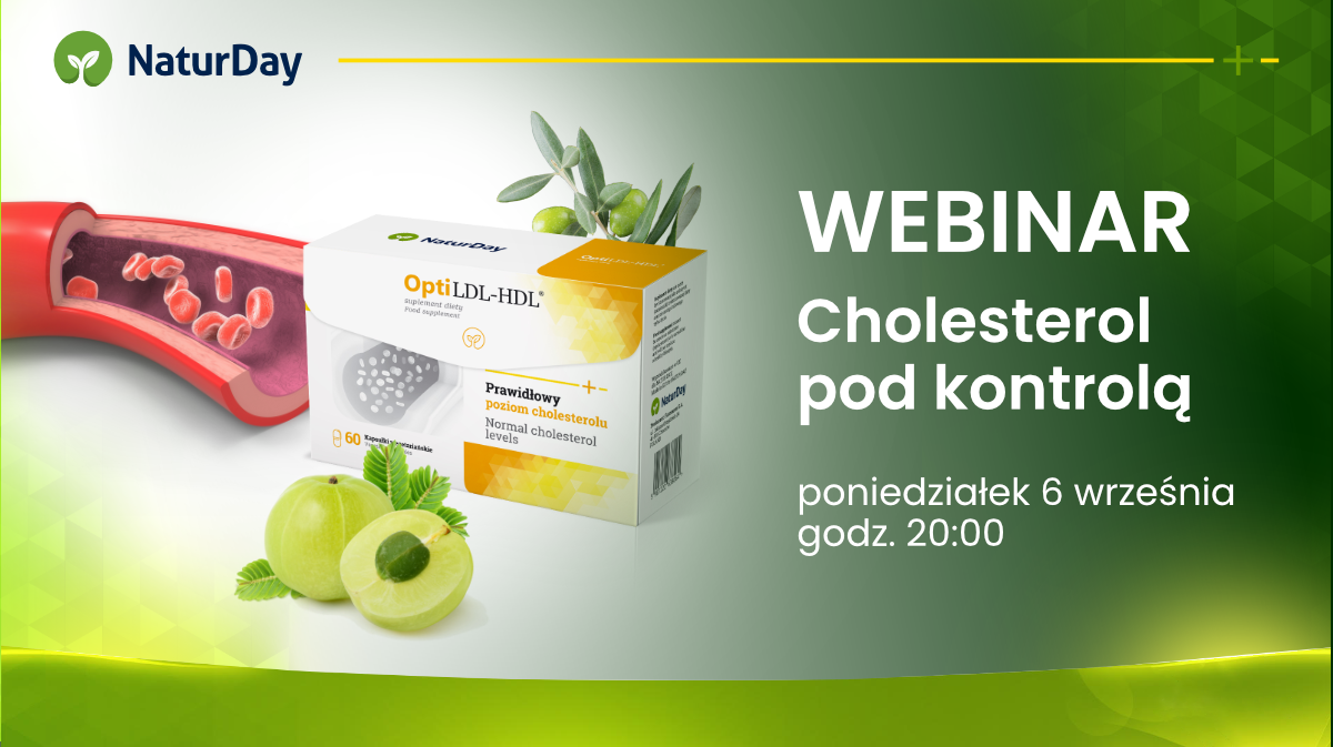 Uwaga WEBINAR! Cholesterol pod konrolą