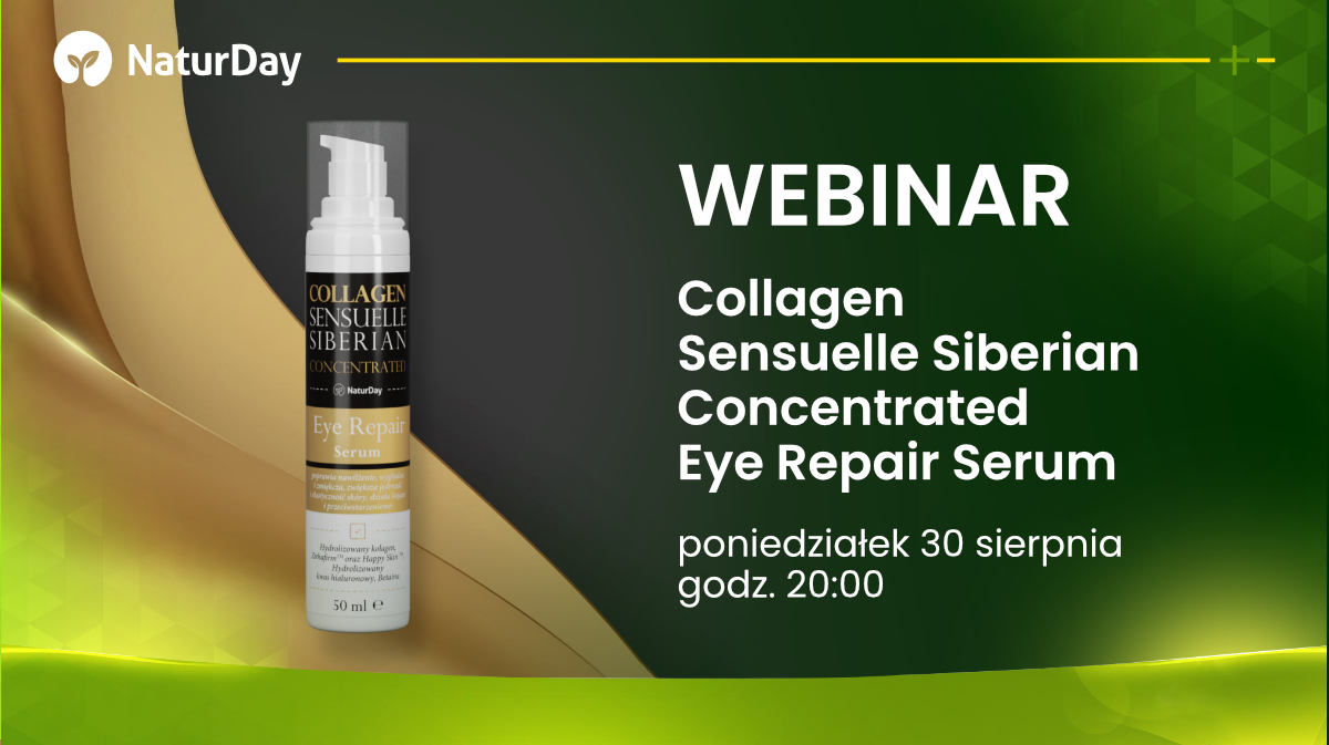 Uwaga WEBINAR! Collagen Sensuelle Siberian Eye Repair Serum