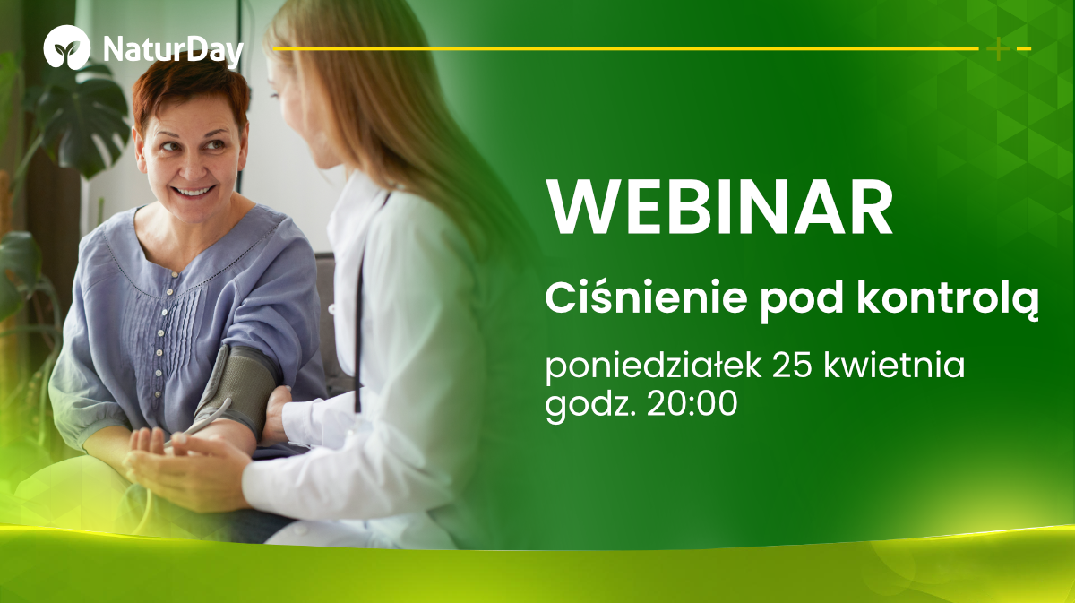 Uwaga webinar! Ciśnienie pod kontrolą